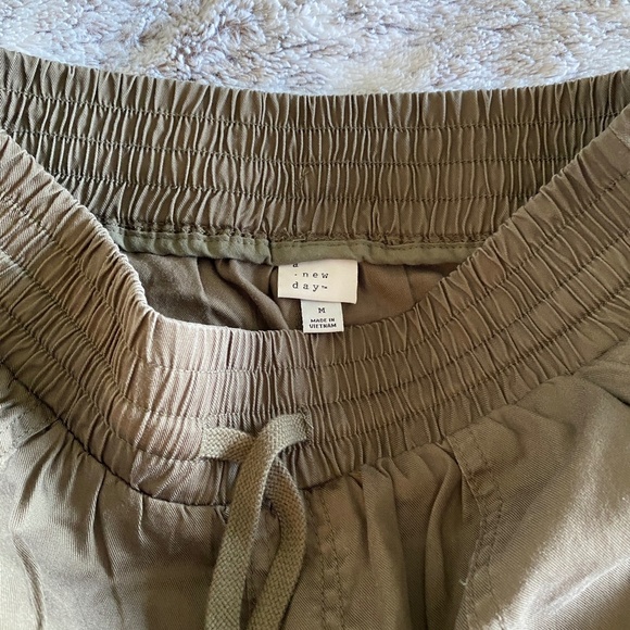 Women's High-Rise Ankle Jogger Pants - A New Day™ size M - army green - Picture 6 of 9